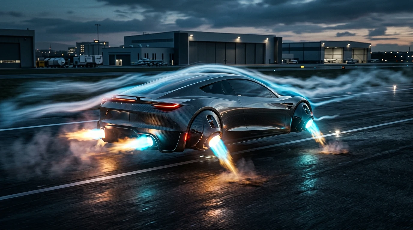 Tesla Roadster Flying Car - Everything you need to know