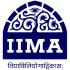 Logo of Indian Institute of Management Ahmedabad (IIMA), a premier business school in India where Ritwik delivered a session.