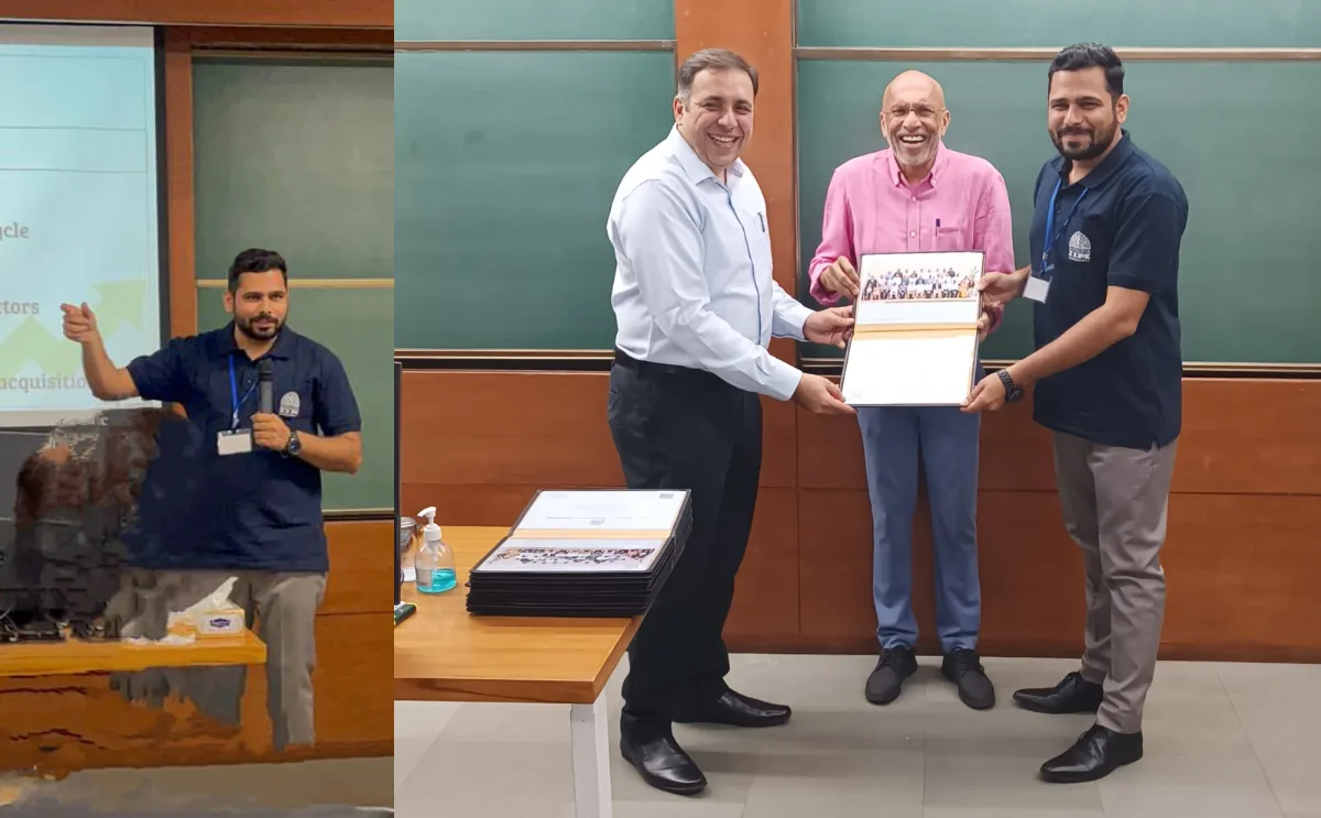 Ritwik Joshi at CIIE IIM Ahmedabad