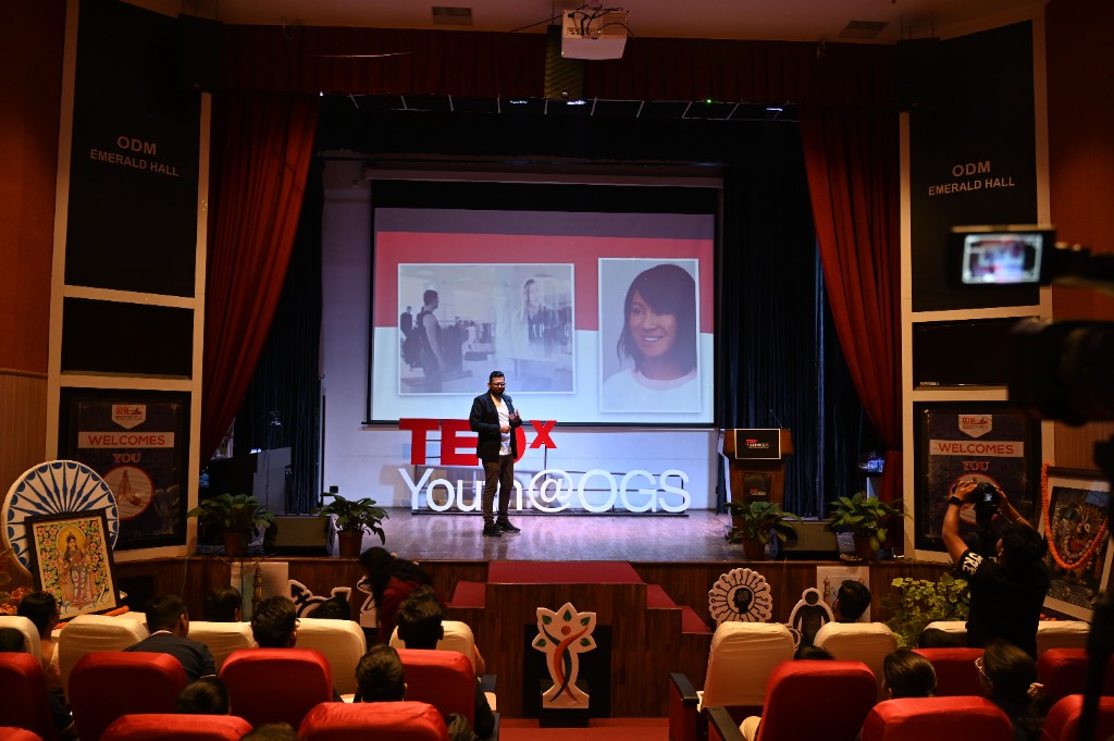 Ritwik Joshi speaking at TEDxYouth@OGS Bhubaneswar